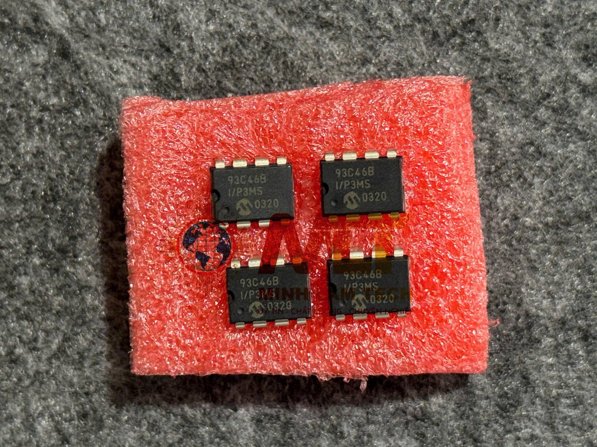 IC Microchip 93C46B - Minh Lam Trading and Technology Co., Ltd.